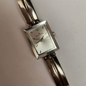 Anne Klein Silver Tank Watch